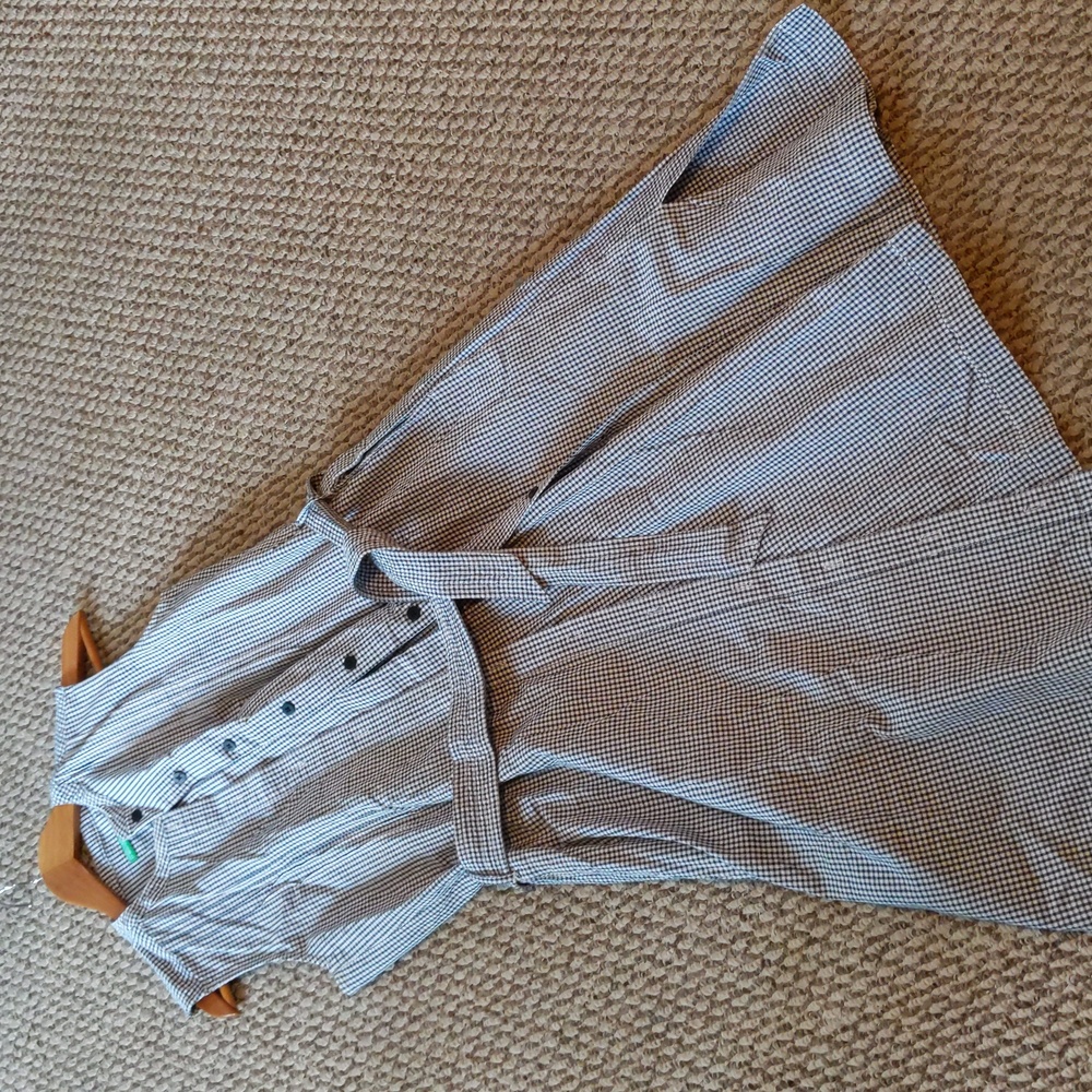 Benetton dress, cotton blend, casual, size XL